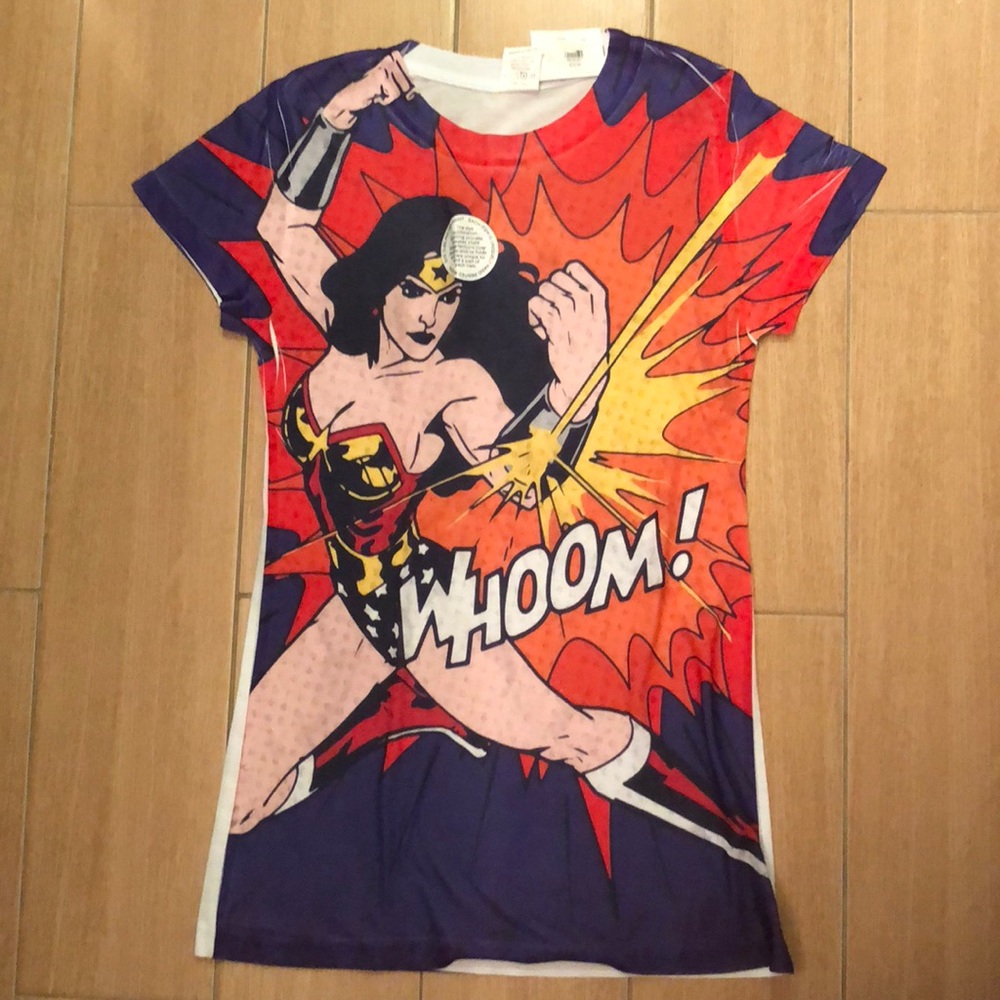 Fun and colorful Wonder Woman t-shirt